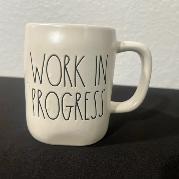 Rae Dunn's Work in Progress mug - Picture 3 of 6